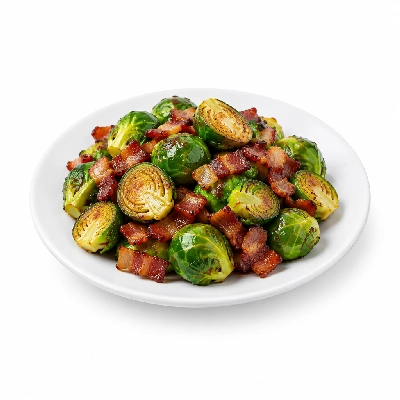Iron Skillet Brussels Sprouts and Bacon