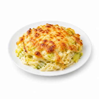 Iron Skillet Cabbage Au Gratin