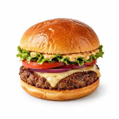 Iron Skillet Cajun Burger