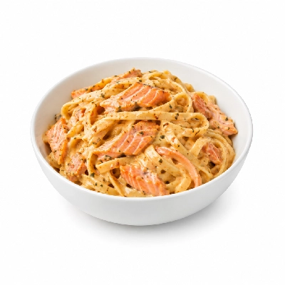 Iron Skillet Cajun Smoked Salmon Pasta