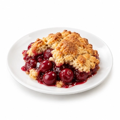 Iron Skillet Cherry Cobbler
