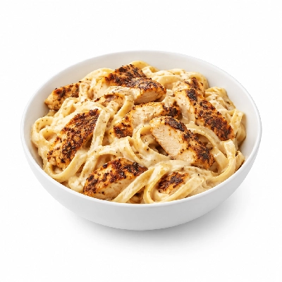 Iron Skillet Chicken Alfredo (Blackened)