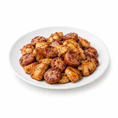 Iron Skillet Chicken and Sausage Combo