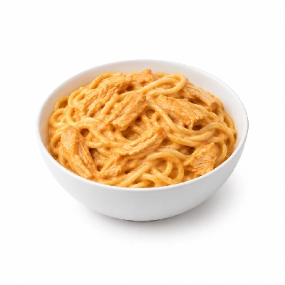 Iron Skillet Chicken Spaghetti