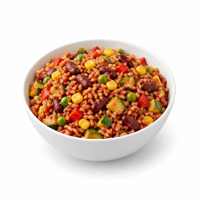 Iron Skillet Chili Rice Salad