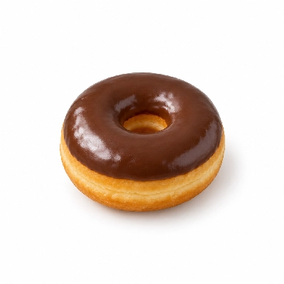 Iron Skillet Chocolate Dipped Donut