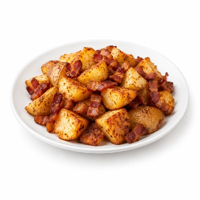 Iron Skillet Country Potatoes and Bacon