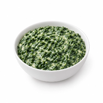 Iron Skillet Creamed Spinach