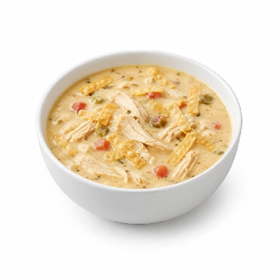Iron Skillet Creamy Chicken Tortilla