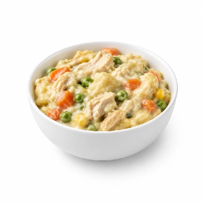 Iron Skillet Creamy Turkey and Vegetable Casserole