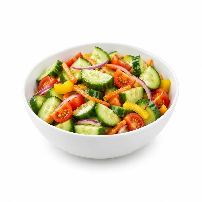 Iron Skillet Cucumber Vegetable Salad