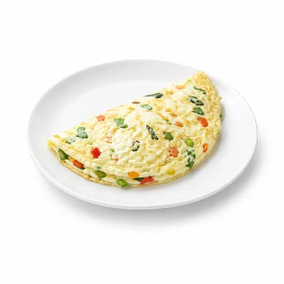Iron Skillet Egg White Veggie Omelette