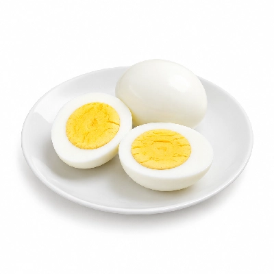 Iron Skillet Eggs (Hard Boiled)