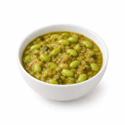 Iron Skillet Egyptian Edamame Stew
