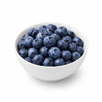 Iron Skillet Fresh Blueberries