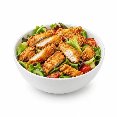 Iron Skillet Fried Chicken Salad