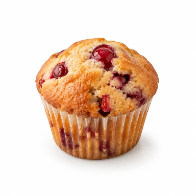 Iron Skillet Fruit Muffins (Cherry)