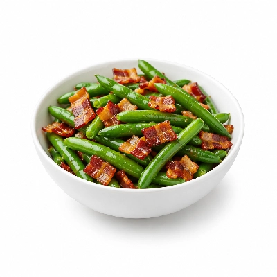 Iron Skillet Green Bean and Bacon Salad