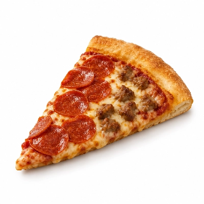 Iron Skillet Half Pepperoni and Half Sausage Pizza Slice (Pepperoni 0.17 Slice)