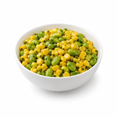 Iron Skillet Herbed Corn & Edamame Succotash