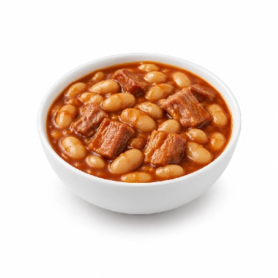 Iron Skillet Home Style Pork and Beans
