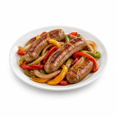 Iron Skillet Italian Sausage with Peppers and Onions