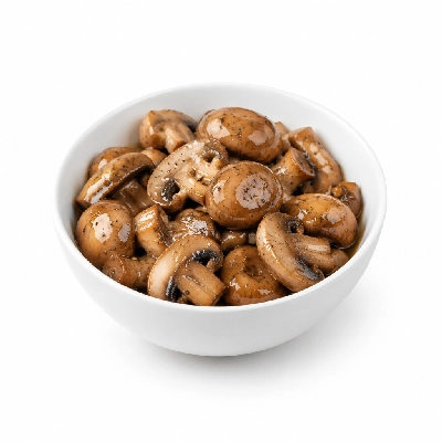 Iron Skillet Marinated Mushroom Salad