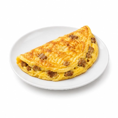 Iron Skillet Meat Lovers Omelette