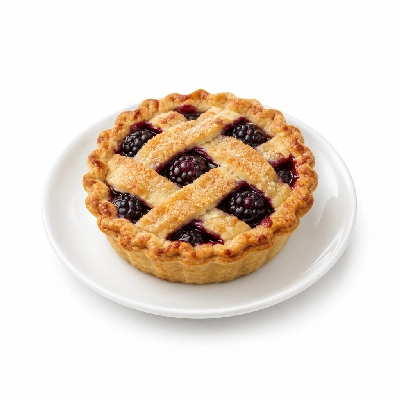 Iron Skillet Mini Blackberry Pie