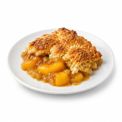 Iron Skillet Peach Cobbler