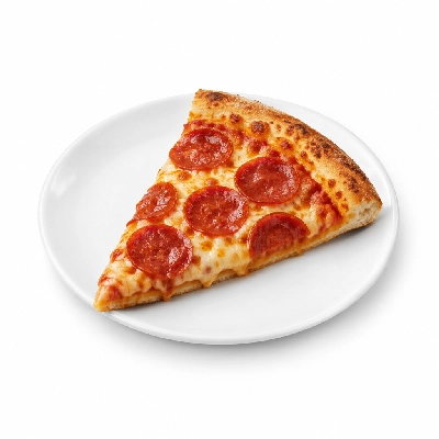 Iron Skillet Pepperoni Pizza Slice (0.12 Pie)