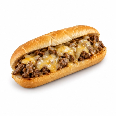 Iron Skillet Philly Cheese Steak Hoagie