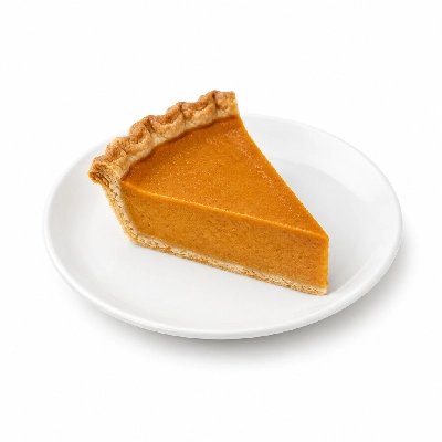 Iron Skillet Pumpkin Pie Slice