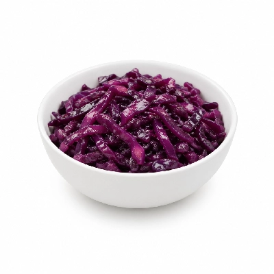 Iron Skillet Red Cabbage German Style