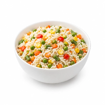 Iron Skillet Rice and Vegetables