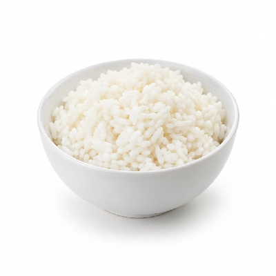 Iron Skillet Rice Steamed