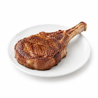 Iron Skillet Sirloin Steak (Cowboy Cut)