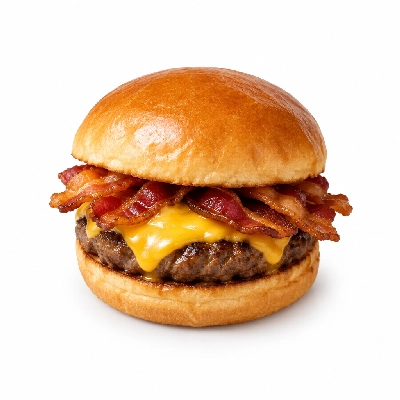 Iron Skillet Steak Bacon Cheeseburger