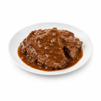 Iron Skillet Smothered Steak (Petro)