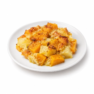 Iron Skillet Squash and Potato Bake