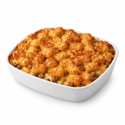 Iron Skillet Tater Tot Casserole