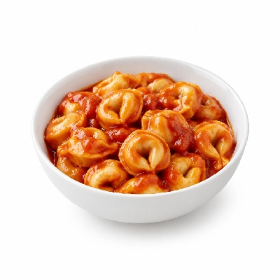 Iron Skillet Tortellini with Spaghetti Sauce