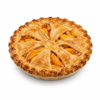 Iron Skillet Whole Peach Pie