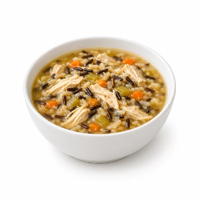 Iron Skillet Wild & Brown Rice with Chicken Soup