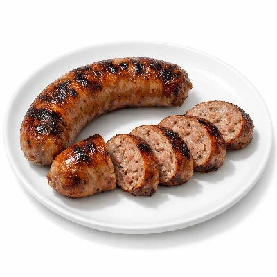 Italian pork sausage cooked