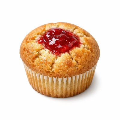 Jam-topped muffins