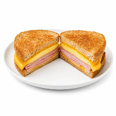 Jersey Mike's Breakfast Sandwiches Ham Egg and Cheese Wheat