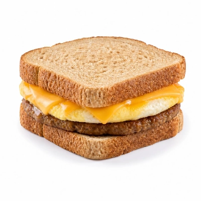 Jersey Mike's Breakfast Sandwiches Sausage Egg and Cheese Wheat