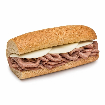 Jersey Mike's Cold Subs #6 Roast Beef & Provolone Wheat Regular