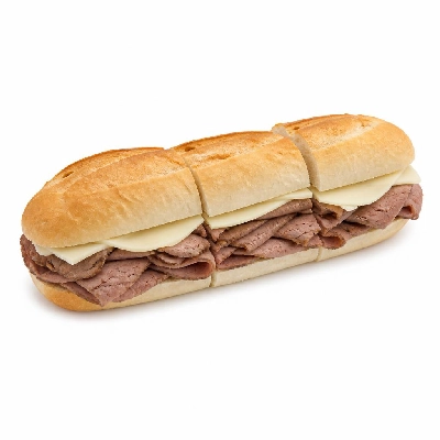 Jersey Mike's Cold Subs #6 Roast Beef & Provolone White Giant